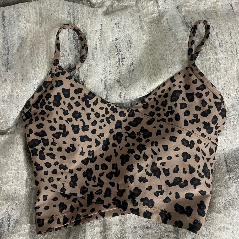 YPB sculptLUX wrap cami Abercrombie & Fitch top